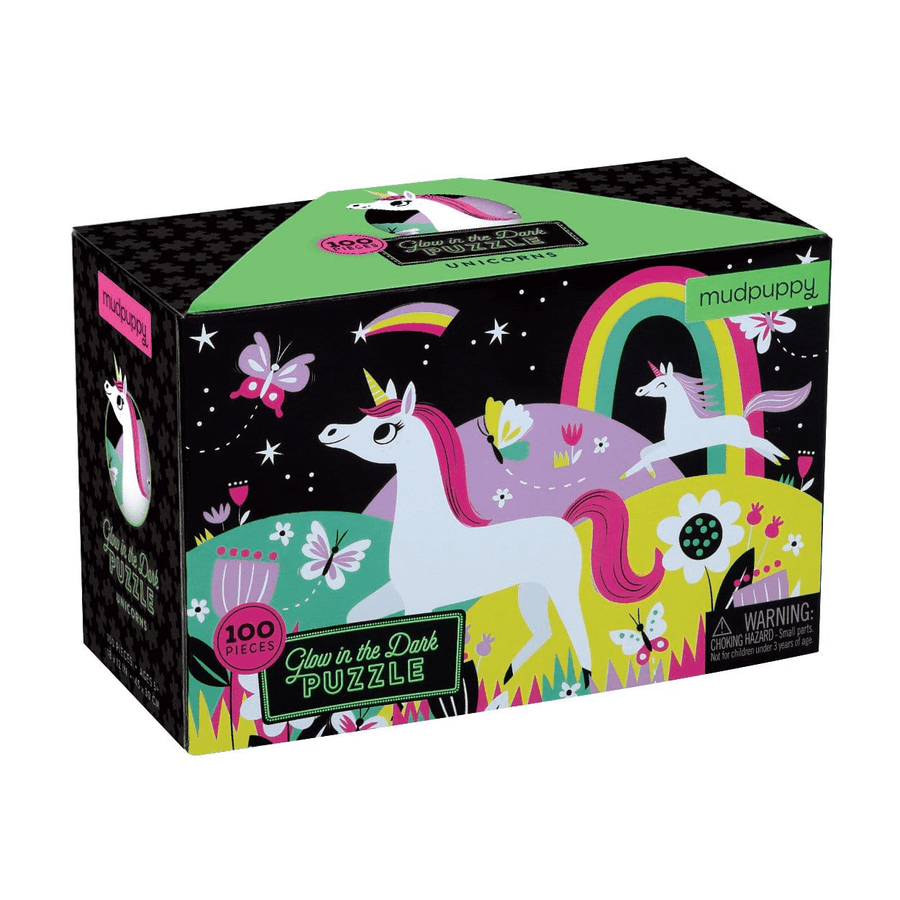 unicorns glow-in-the-dark puzzle