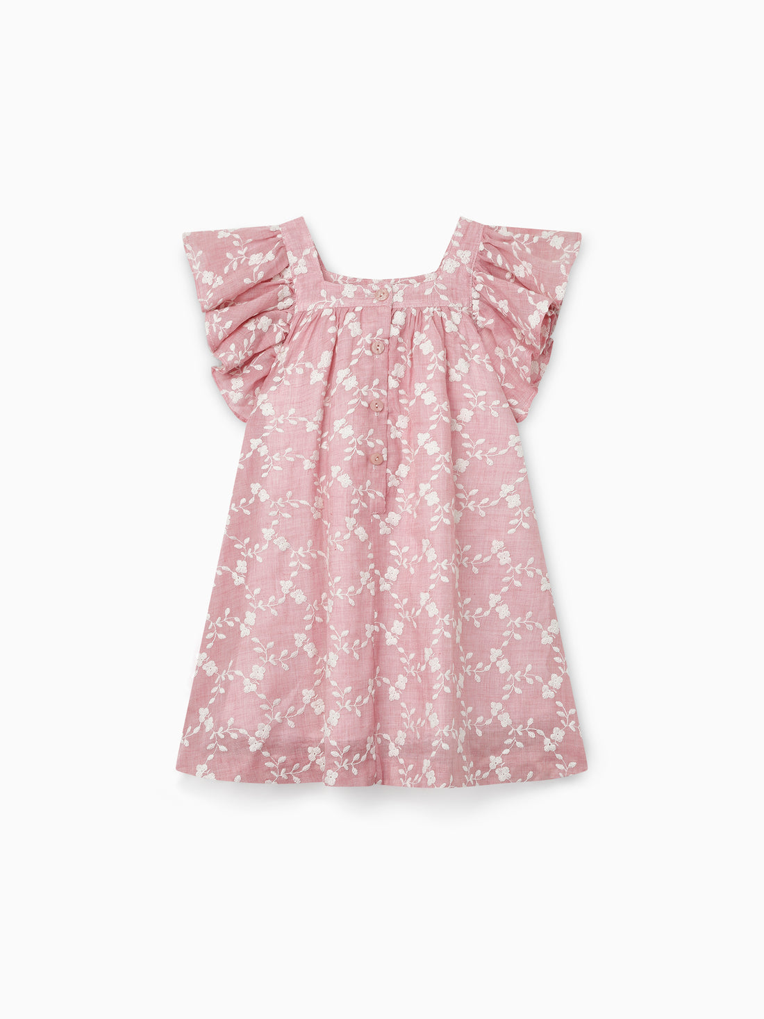 girls ocra dress pink