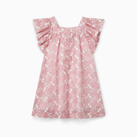girls ocra dress pink