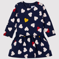 testina ls quilted heart print dress