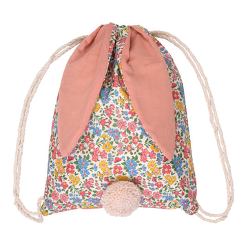 floral bunny backpack
