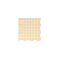small gingham napkins (20 pack)