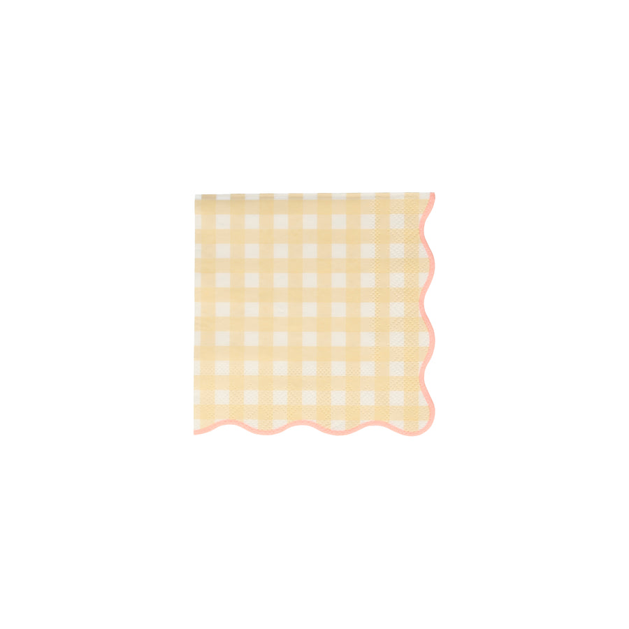 small gingham napkins (20 pack)
