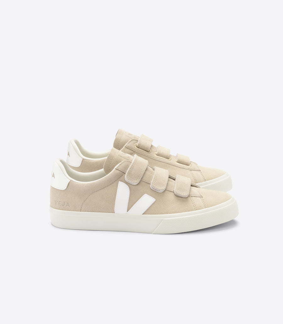 recife suede sneakers almond white