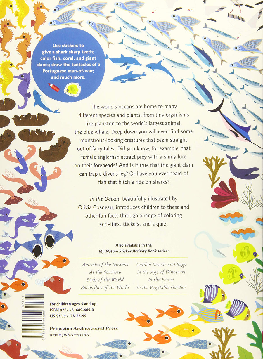 my nature sticker activity: in the ocean