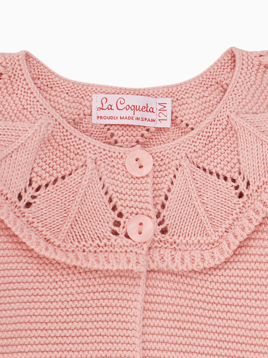 baby baena cardigan pink