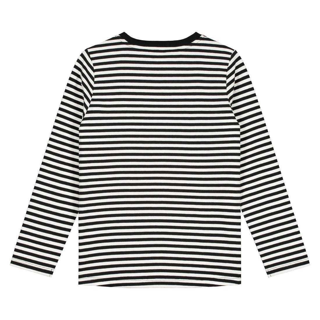long sleeve tee nearly black off white