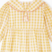 girls amelia dress yellow