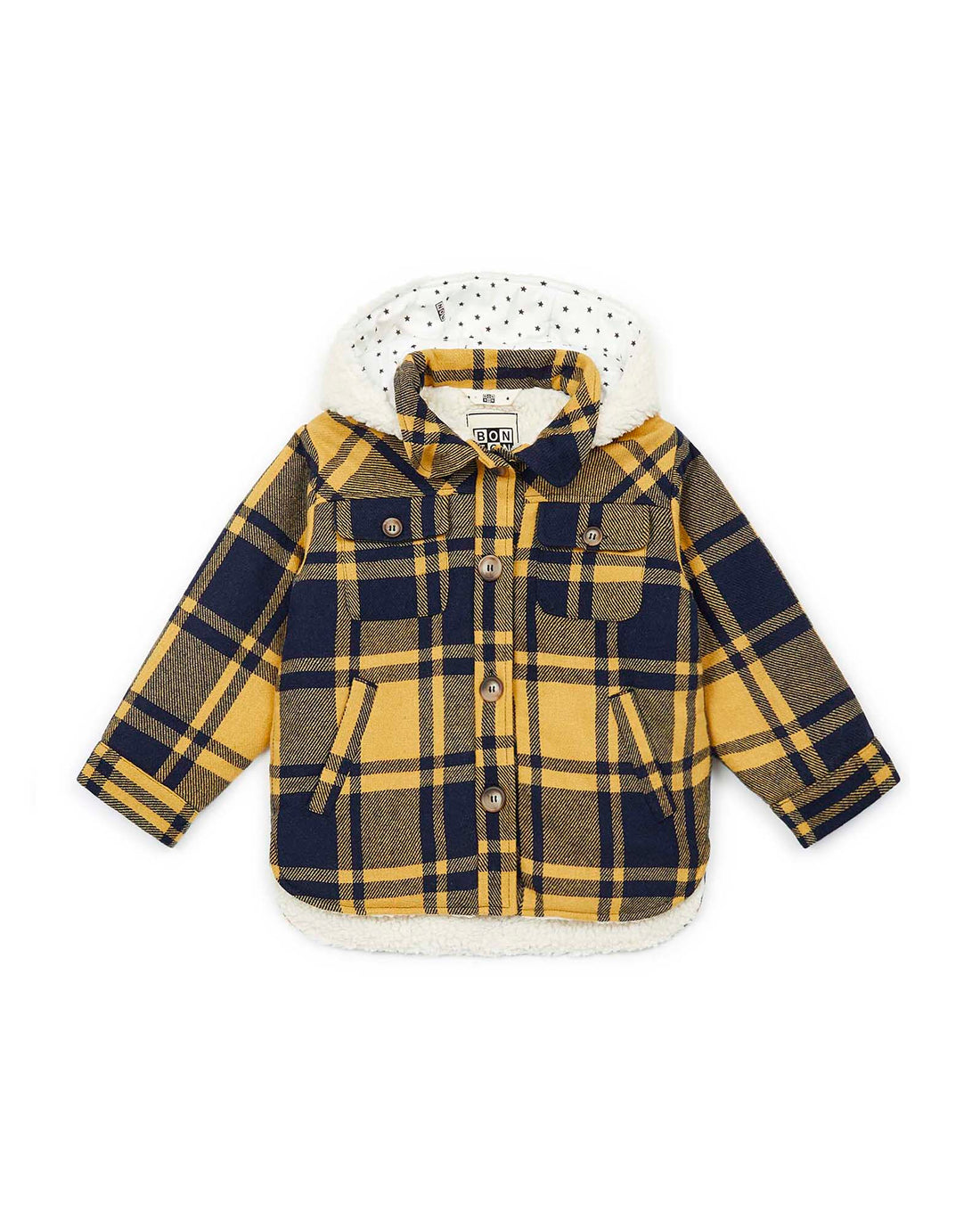 jacket carreau yellow