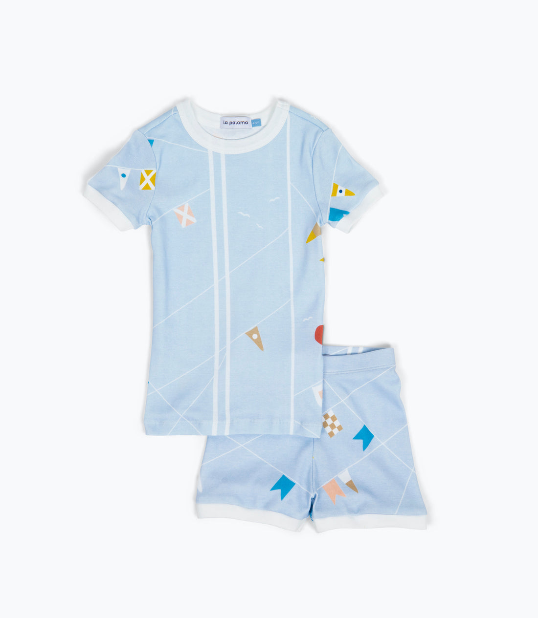 organic short pajama set
