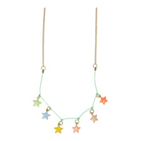 enamel star necklace