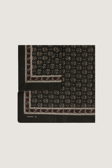 women's foulard classiq scarf ardoise noisette