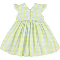 honey ruffle shoulder dress