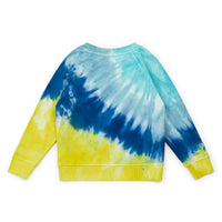 tie dye sweatshirt bleu
