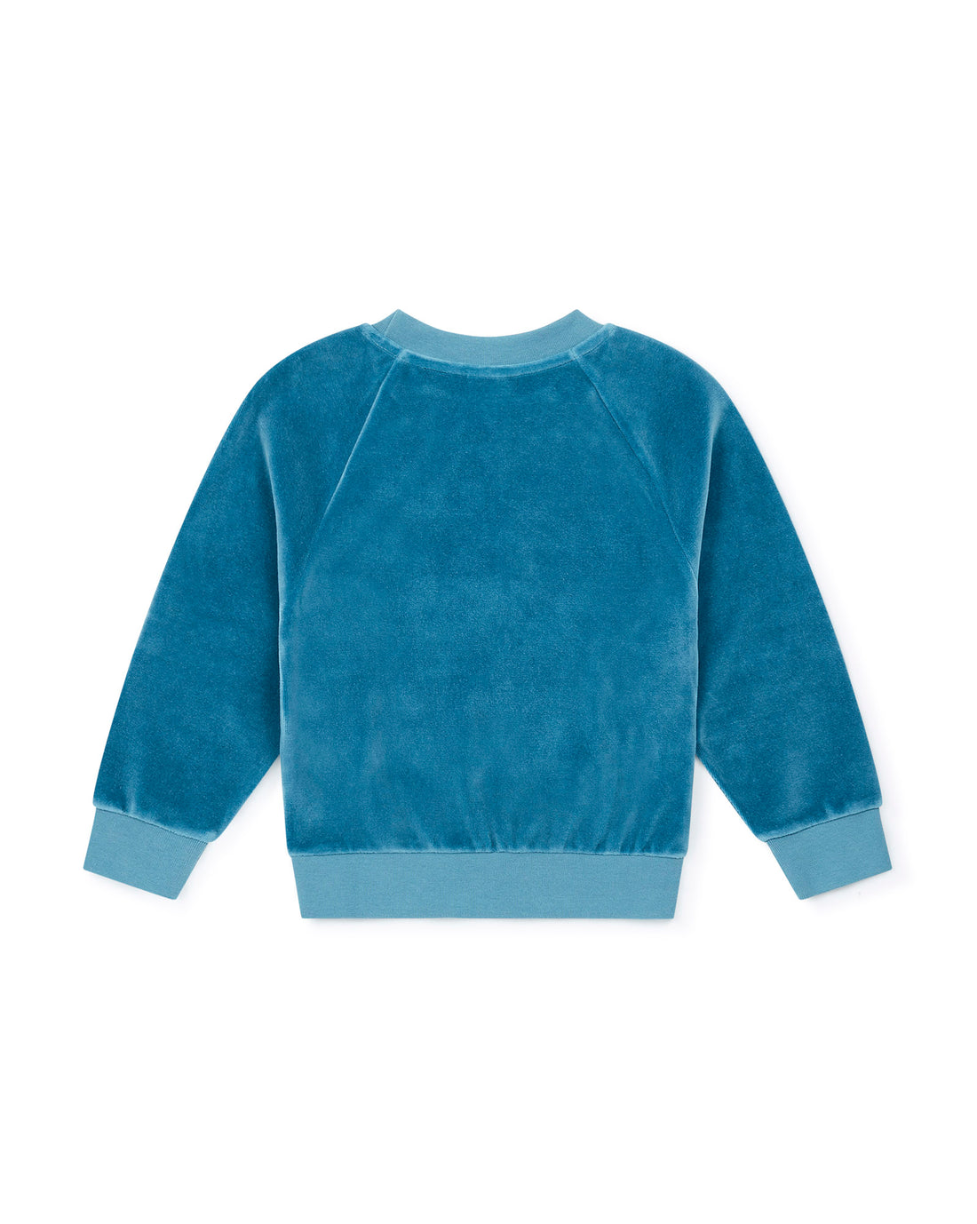 velour sweatshirt bleu sorbonne