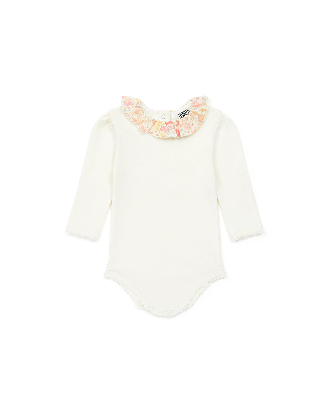 baby liberty onesie liberty ecru