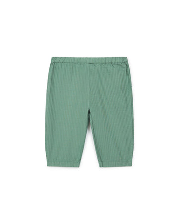 baby seersucker pants green