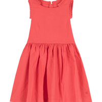 sleeveless linen dress