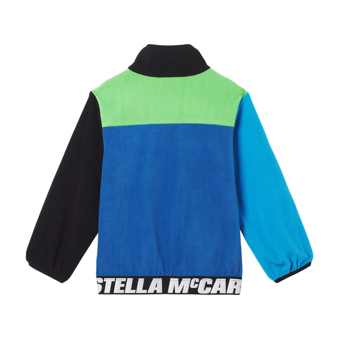 color block zip up multi