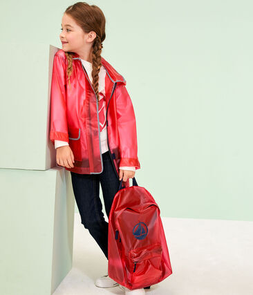 transparent  hooded rain jacket