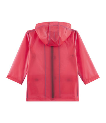 transparent  hooded rain jacket