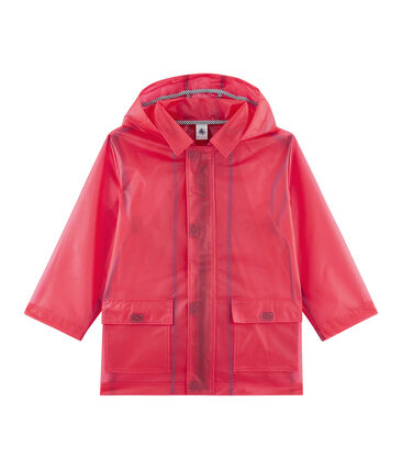 transparent  hooded rain jacket