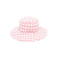 sun hat rose vichy