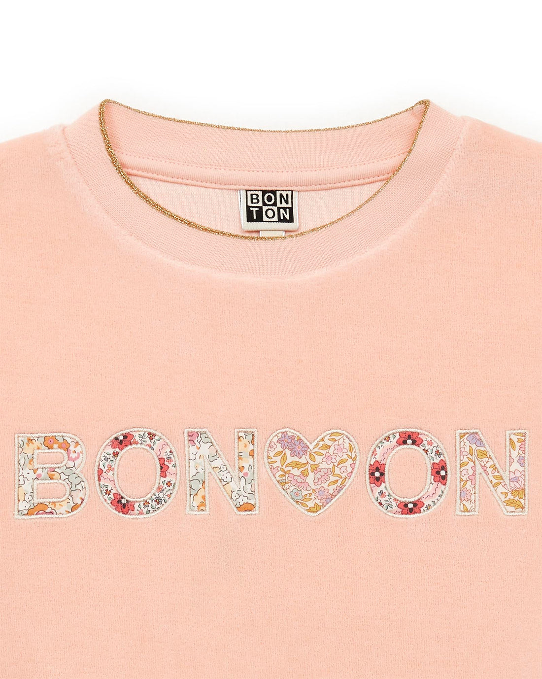 girls velvet logo sweatshirt