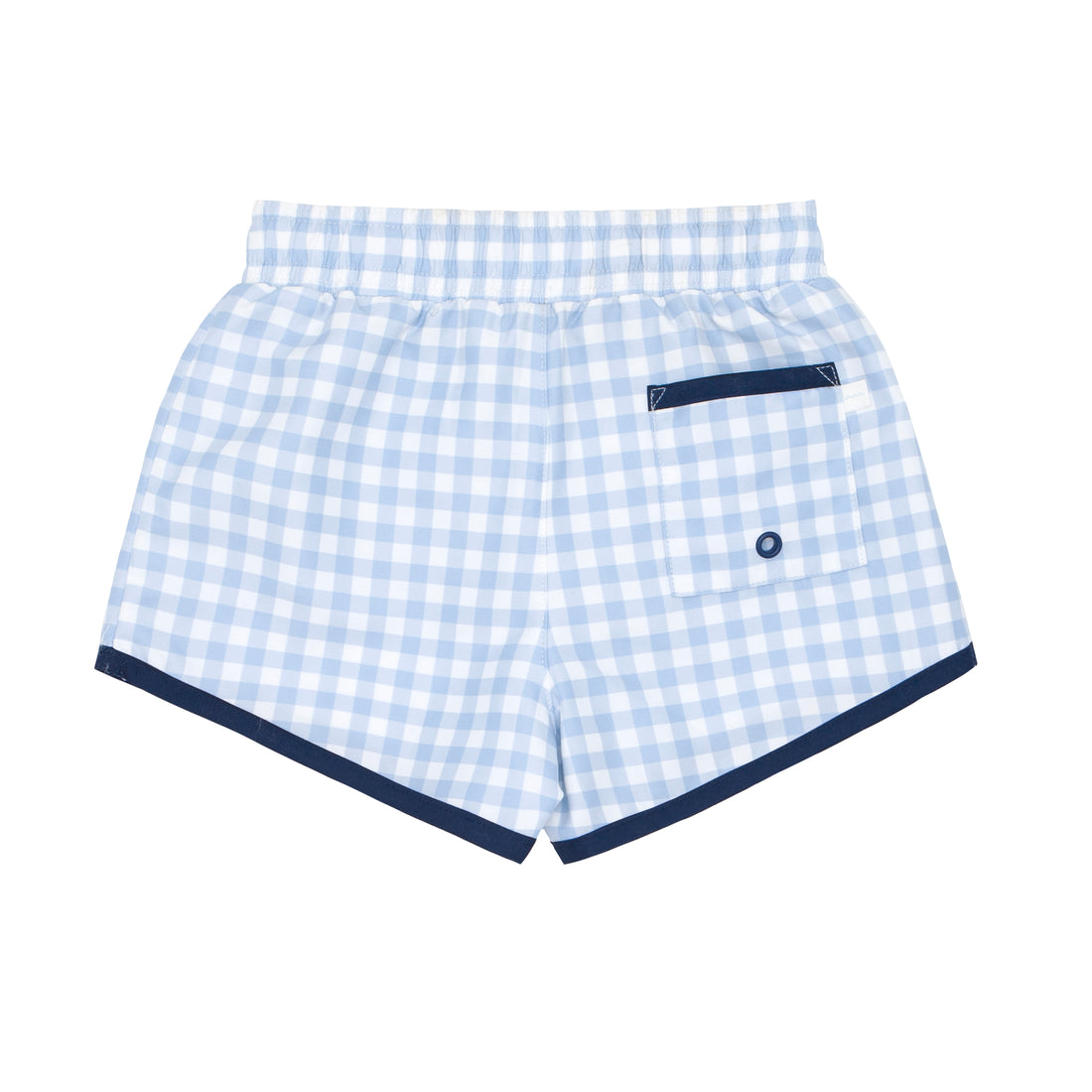 gingham boardie oasis blue