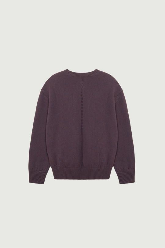 leontine violet wool sweater