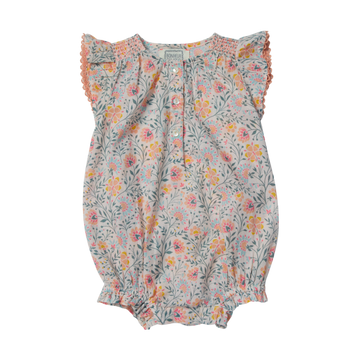 colombe floral onesie