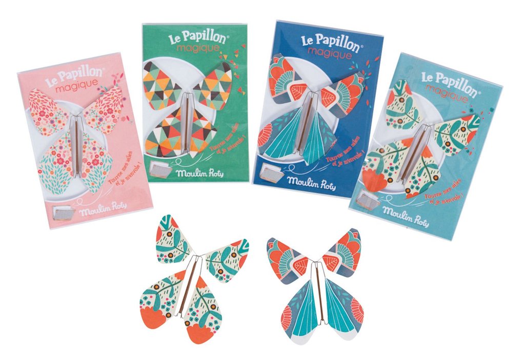 magic butterflies green