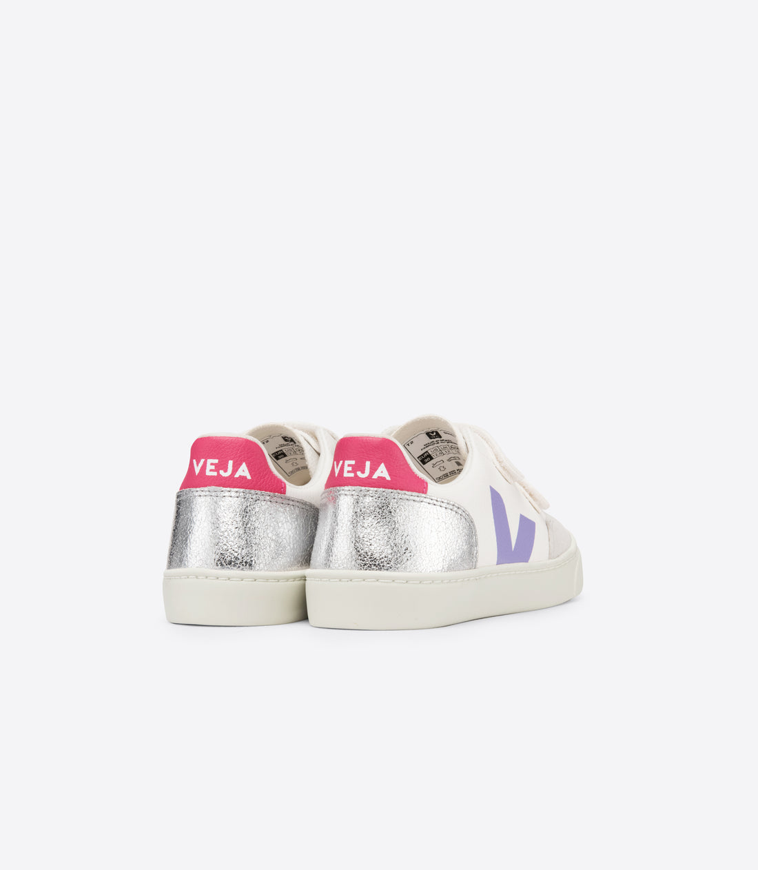 v-12 velcro sneakers silver