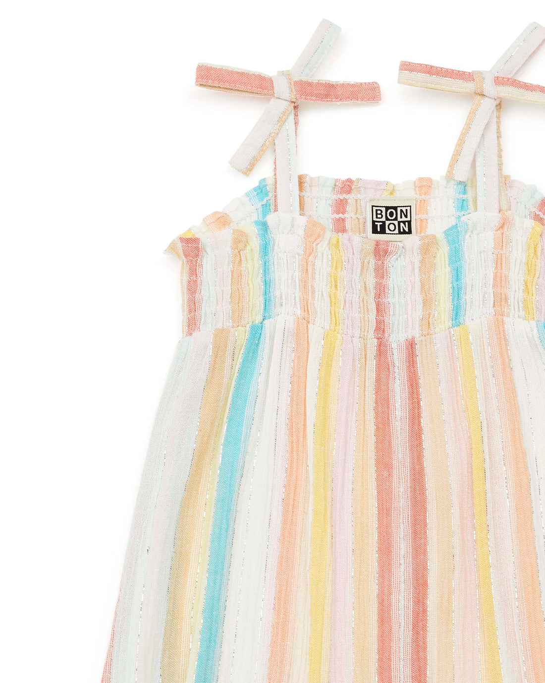 romper multi stripe