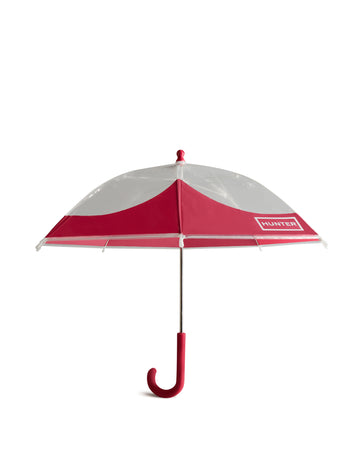 moustache umbrella bright pink