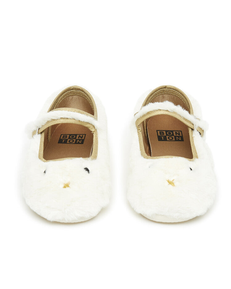 baby mia slippers ecru