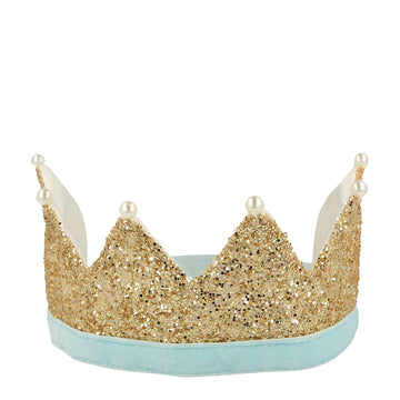 gold & pearl crown