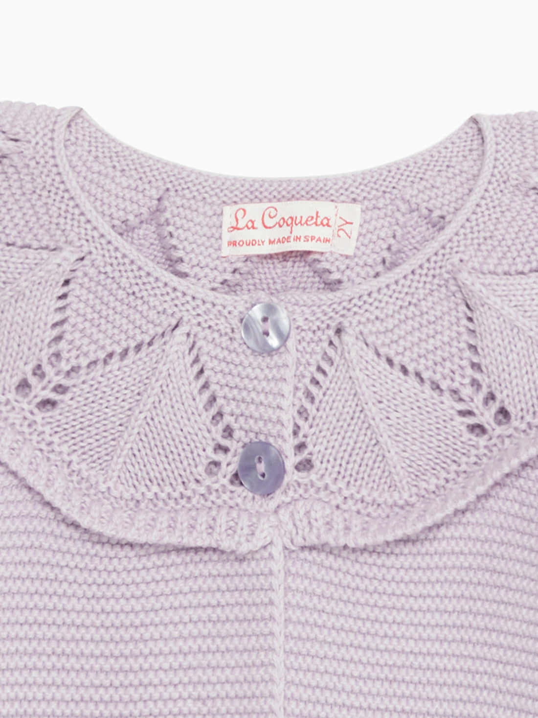 girls baena cardigan lilac