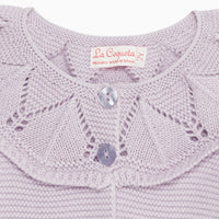 girls baena cardigan lilac
