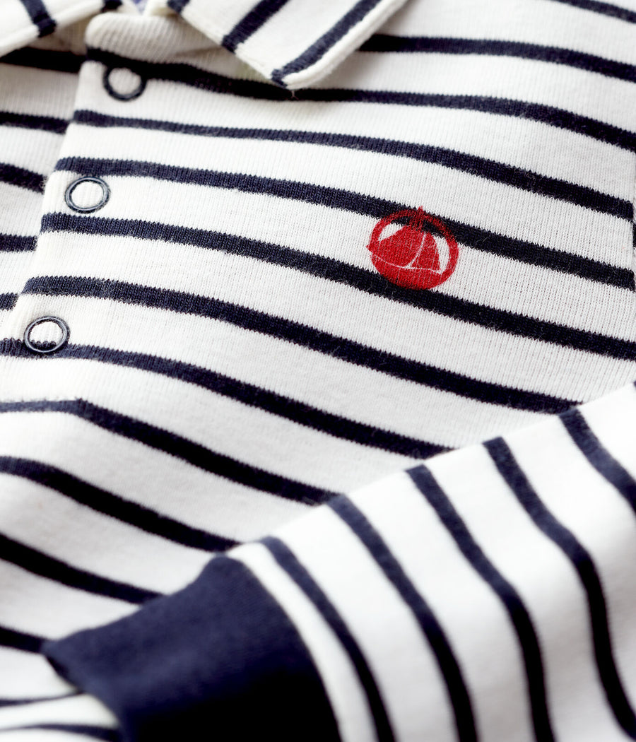 ls striped polo