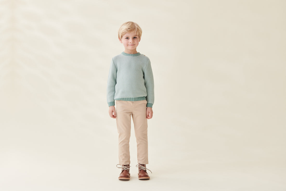 boys bromo jumper sage