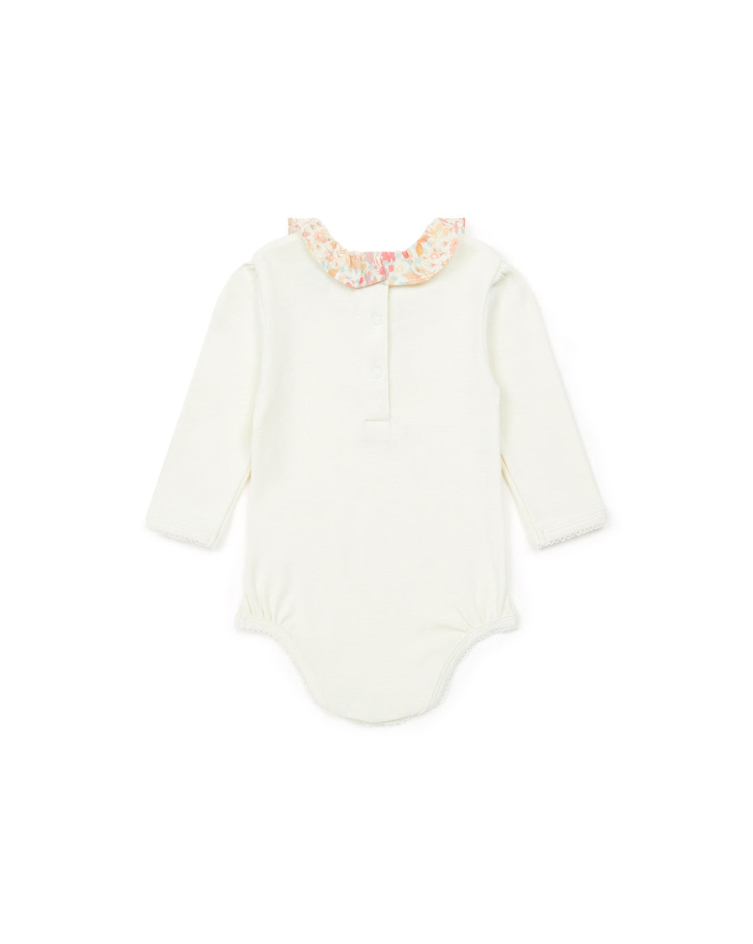 baby liberty onesie liberty ecru