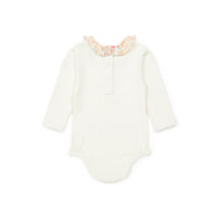 baby liberty onesie liberty ecru