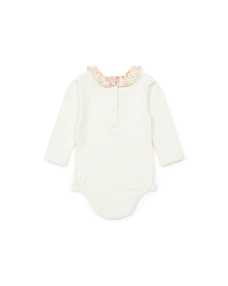 baby liberty onesie liberty ecru
