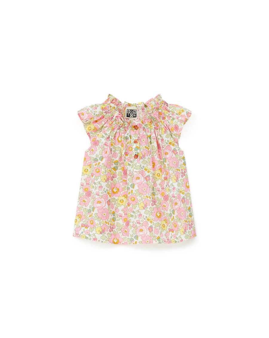 baby shirt liberty rose