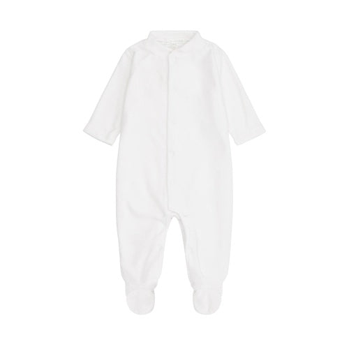 baby velour angel wing sleepsuit