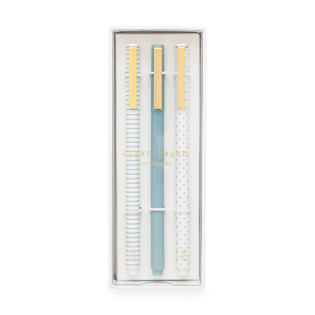 the blue pattern pen set of 3