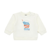 baby milk sweatshirt creme