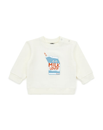 baby milk sweatshirt creme