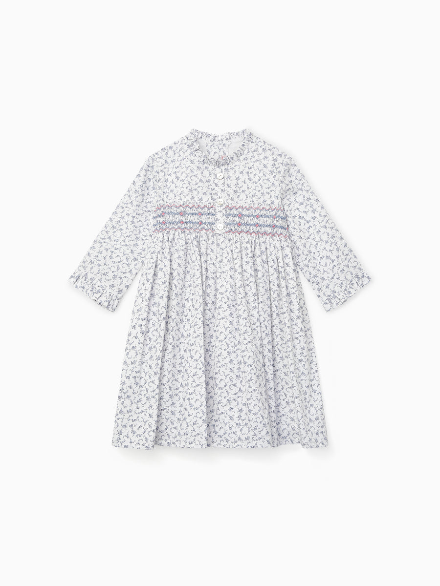 girls azulina smock dress
